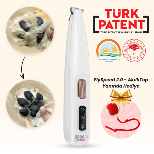 GrooBrush™ - Şarj Edilebilir SmartPet Tıraş Makinesi